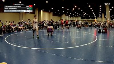 138 lbs 2nd Wrestleback (32 Team) - Luke Mountain, Team Mat Clash vs Carson Thibodeaux, Team Rich Habits White