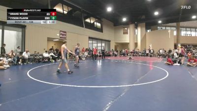 138 lbs Quarterfinal - Tyson Flavin, Soddy Daisy Wrestling Club vs Drake Wood, Alpha Elite Academy