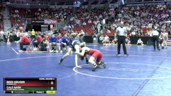 3A-120 lbs Cons. Round 2 - Cale Nash, Clear Creek-Amana vs Reed Kruger, Mason City