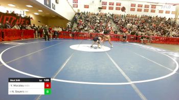 126 lbs Semifinal - Yandel Morales, Andover vs Nathan Sayers, Xaverian