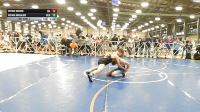 145 lbs Rr Rnd 1 - Ryan Munn, Evil Empire - HSB vs Ryan Muller, Blue And White Wrestling Club - HSB