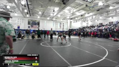 120 lbs Cons. Round 4 - Roselyn Uce, Long Beach Poly vs Ariana Ramos, Thousand Oaks