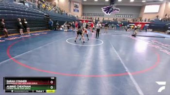 126 lbs Quarterfinal - Aubrie Cheatham, Conroe Grand Oaks (Girls) vs Sarah Conner, Richardson Lake Highlands (Girls)