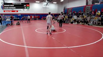 157 lbs Finals (2 Team) - Caleb Hoffman, Baldwin Wallace vs Braden Kmak, Ursinus