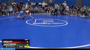 113 lbs Semis & 1st Wrestleback (8 Team) - Lincoln Parsons, Greenfield Central vs Joshua Kite, Mishawaka