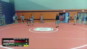 117 lbs Semifinal - Eleasa Renken, Iron Knights vs Jasmine Norris, Ground Zero Wrestling