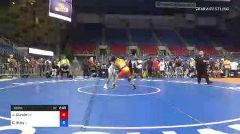 120 lbs Round Of 16 - Jonathan Gurule, New Mexico vs Caelan Riley, Illinois