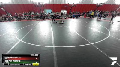 67 lbs Cons. Semi - Jonah Fourdyce, Iowa vs Cooper Whiting, Illinois