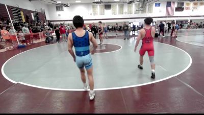 120 lbs Semifinal - Leo DeLuca, Blair Academy vs Ricky Gomez, Rhino Wrestling