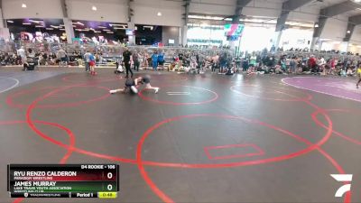 106 lbs Semifinal - James Murray, Lake Travis Youth Association Wrestling Club vs Ryu Renzo Calderon, Paradigm Wrestling