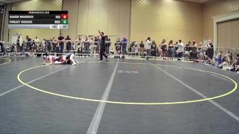 123 lbs Round Of 64 - Saige Maddux, Reign WC vs Finley Houck, Wrestling Rhinos (WA)