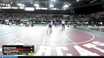 120 lbs Champ. Round 1 - Colm McLaimtaig, Priest River vs Ethan Wilson, Post Falls