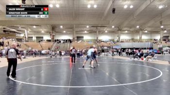 A 285 lbs Semifinal - Jonathan Davis, Soddy Daisy High School vs Jalen Wright, Gibbs High School