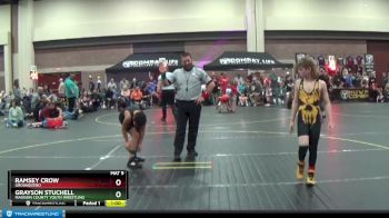 92 lbs Round 5 - Ramsey Crow, Groundzero vs Grayson Stuchell, Madison County Youth Wrestling