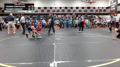 75 lbs Round 2 - Maximus Gonzalez, Cobra Wrestling Club vs Alandra Campoalegre, Cobra Wrestling Club