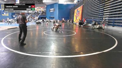 126 lbs Champ. Round 2 - Mason Jakob, Dobyns Bennett vs Jack Cole, Bethlehem Catholic