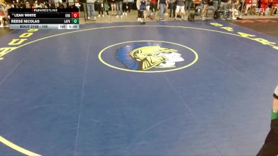 100 lbs Champ. Round 2 - Leah White, Unattached vs Reese Nicolas, Lake Park