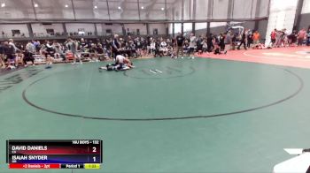 132 lbs Champ. Round 1 - David Daniels, CA vs Isaiah Snyder, OR
