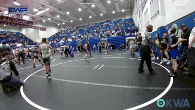 80 lbs Rr Rnd 3 - Chisum Roper, Clinton Youth Wrestling vs Hunter Johnson, Blaine County Grapplers