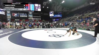 125 lbs Champ. Rd Of 32 - Ranelle Smith, OK vs Karlie Kruse, IA