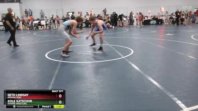 160 lbs Cons. Round 4 - Seth Lindsay, Ground Zero vs Kole Katschor, Dundee Wrestling