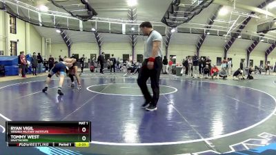 165 lbs Cons. Semi - Tommy West, Unattached vs Ryan Vigil, Virginia Military Institute