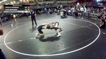 117 lbs Quarterfinal - Bode Berggren, Little Cougar Wrestling vs Apollo Cardenas, The Best Wrestler