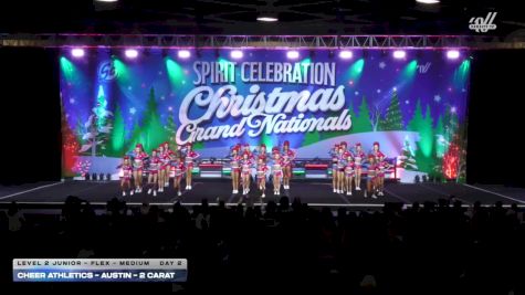 Cheer Athletics Austin - 2 Carat [2025 L2 Junior - Flex - Medium Day 2] 2025 Spirit Celebration Christmas Grand Nationals