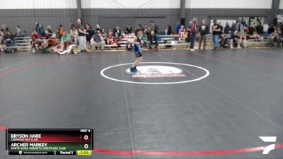 58-62 lbs Round 5 - Bryson Hare, Lebanon Mat Club vs Archer Markey, White River Hornets Wrestling Club