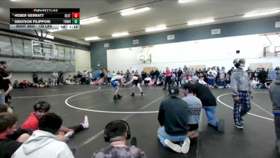 126 lbs Cons. Quarters - Grayson Filipponi, TW Wrestling vs Heber Gerratt, Declo Stingers