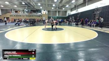 175 lbs Cons. Round 2 - Jordan Harp, Life Christian Academy vs Preston Marshall, Mariner