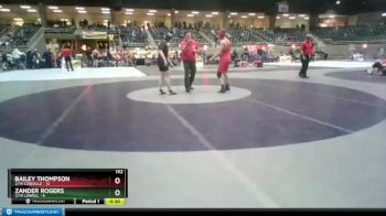 132 lbs Round 3 (4 Team) - Emma Zylstra, 2/1A Lowell vs Caden Landmark, 2/1A Coquille