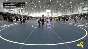 77 lbs Cons. Round 2 - Teagan Worden, Celtic Wrestling Club vs Angelica Costello, Newark Youth Wrestling