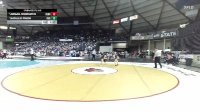 Girls 4A 125 lbs Quarterfinal - Natallie Pinon, Davis (Girls) vs Abigail Worhatch, Sumner (Girls)