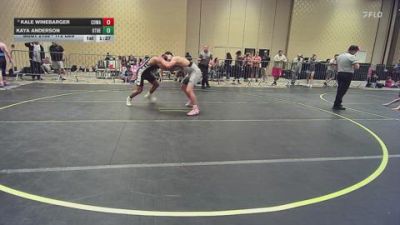172 lbs Round Of 32 - Kale Winebarger, Cowa vs Kaya Anderson, Other Team