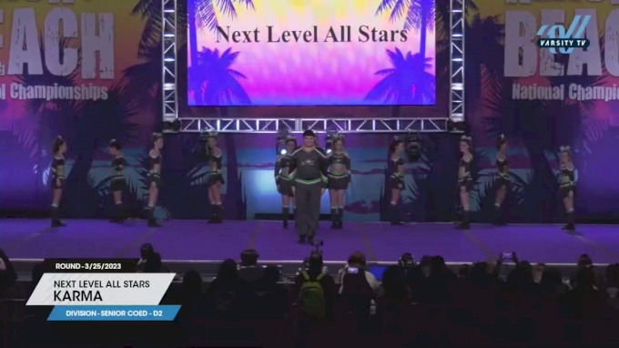 Next Level All Stars - Karma [2023 L4.2 Senior Coed - D2 3/25/2023 ...
