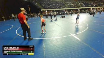 58 lbs Round 1 - Cooper Christensen, Iowa vs Lane McClintock, Sebolt Wrestling Academy