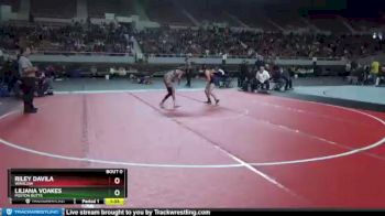 114 lbs Quarterfinal - Liliana Voakes, Poston Butte vs Riley Davila, Winslow