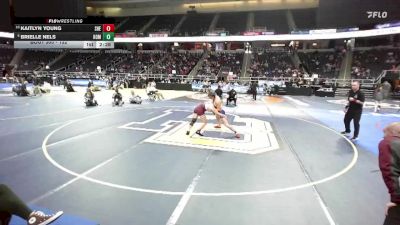132 lbs Cons. Round 3 - Brielle Nels, Homer-3 vs Kaitlyn Young, Shenendehowa-2