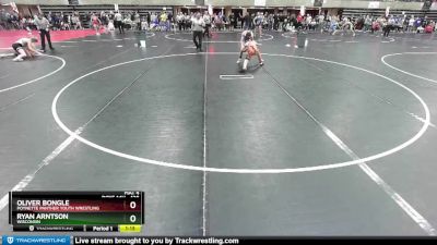 128 lbs Cons. Round 4 - Ryan Arntson, Wisconsin vs Oliver Bongle, Poynette Panther Youth Wrestling