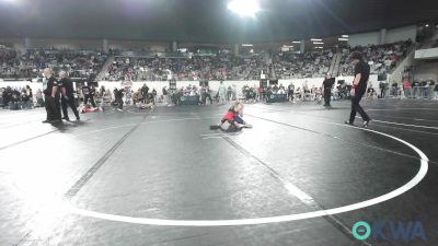 46 lbs Semifinal - Canton Cargill, Duncan Demon Wrestling vs Roland Beisel, Team Tulsa Wrestling Club