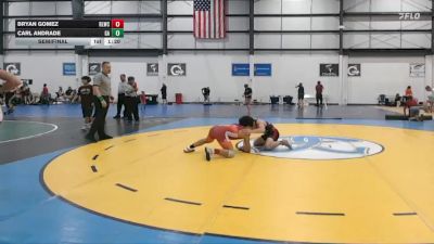 132 lbs Semifinal - Bryan Gomez, Red Lion Wrestling Club vs Carl Andrade, Glen Allen