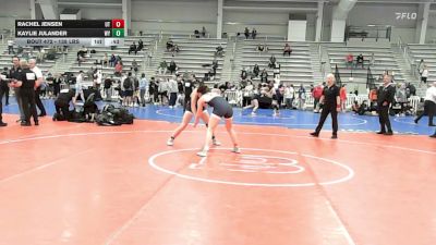 138 lbs Consolation - Rachel Jensen, UT vs Kaylie Julander, WY