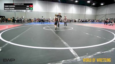 60 lbs Rr Rnd 1 - Case Carver, Jokers 12U vs Riddic Bunn, Washington 12U