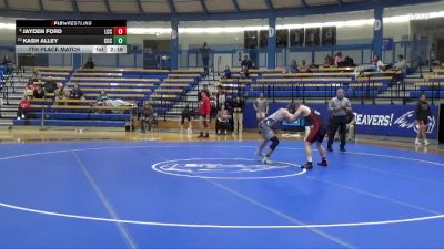 174 lbs 7th Place Match - Kash Alley, Colby Community College vs Jayden Ford, Labette Community College