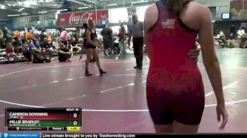 130 lbs Round 8 (10 Team) - Cameron Downing, Storm vs MILLIE BRADLEY, Alabama Elite Black&nbsp;