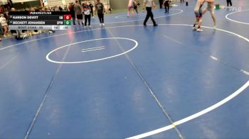 90 lbs Cons. Semi - Beckett Johansen, St. Paul Youth Wrestling vs Karson Devitt, Kearney Matcats