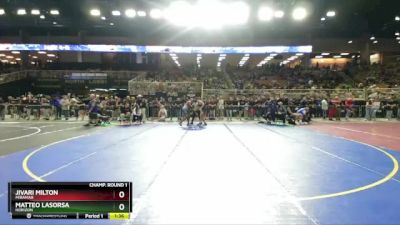 2A 190 lbs Champ. Round 1 - Matteo Lasorsa, Horizon vs Jivari Milton, Miramar