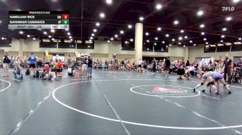 138 lbs Semifinal - Kamilliah Rice, Individual vs Savannah Camarata, BRAWL PINK