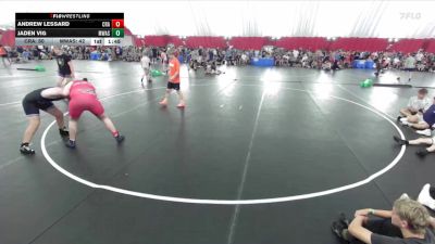 215 lbs Semis & Wb (16 Team) - Andrew Lessard, Coon Rapids vs Jaden Vig, Minnewaska